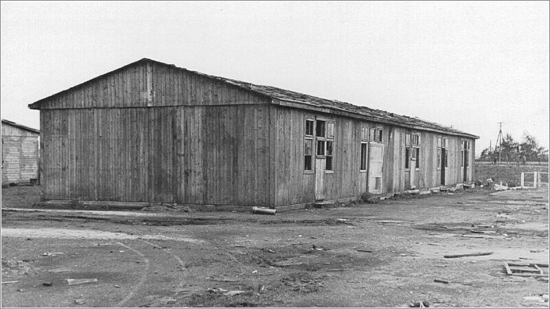 Barraks at the HASAG labor camp in Czestochowa